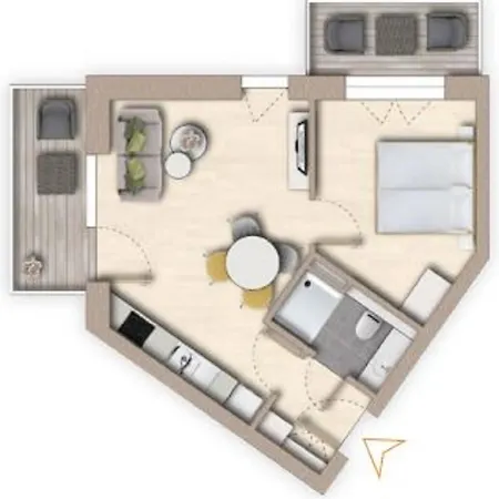 Apartmán Theviewa14 Langeness-kiek Dagebüll